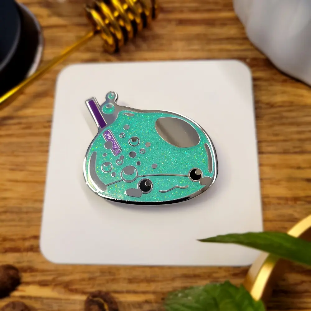 Baja Slime - Hard Enamel Pin with Glitter