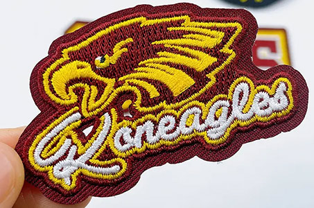 embroidered logo patch