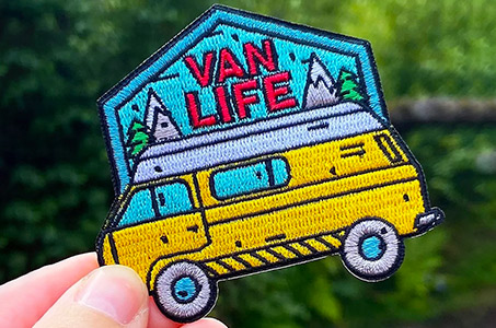 embroidered patch