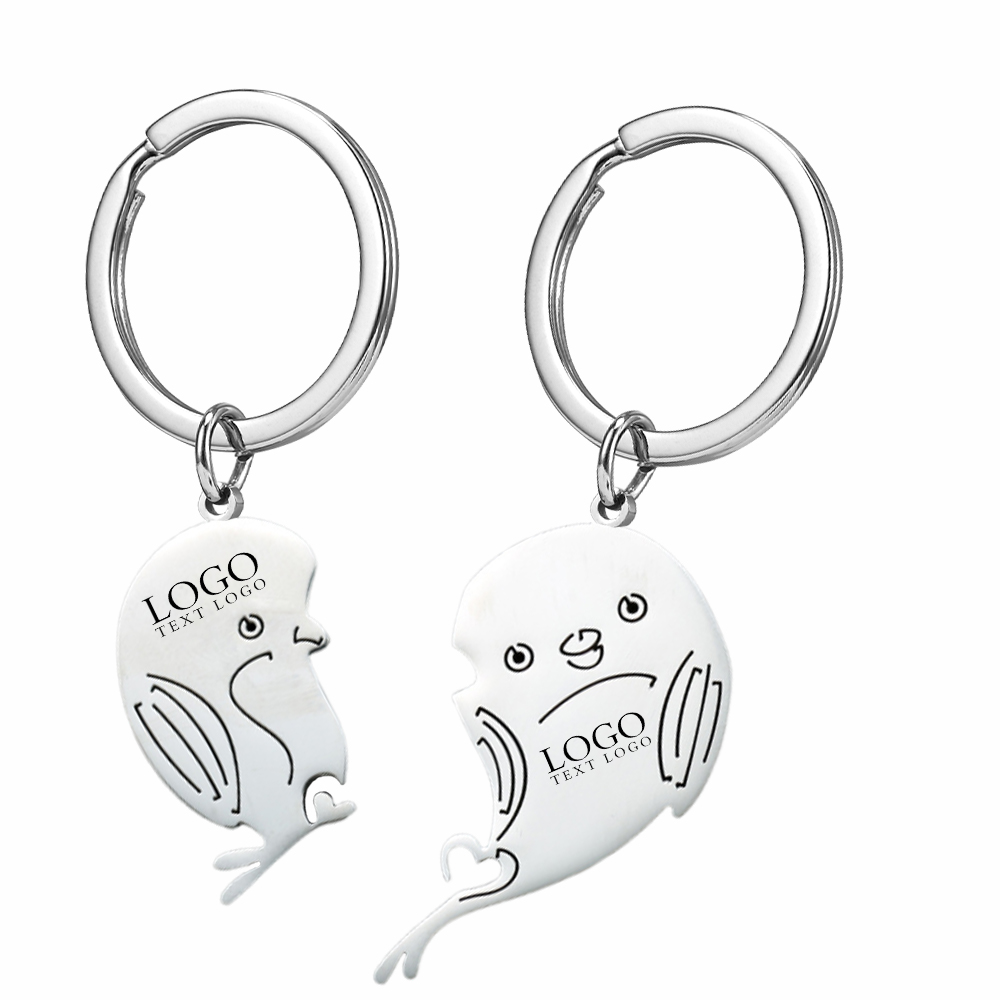 Dolphin Couple Keychains - Heart-Shaped Design4