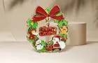 Merry Christmas Pendant Enamel Pins Merry Christmas Pendant Enamel Pins