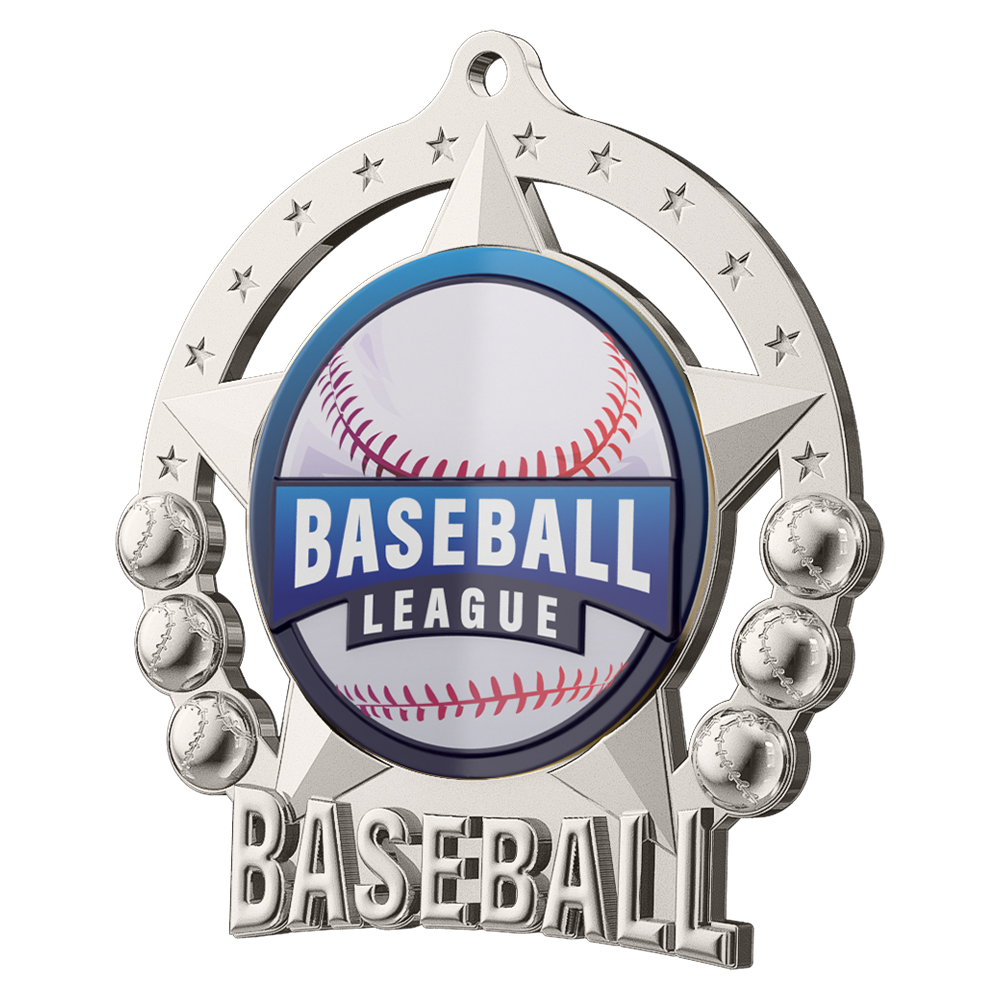 Baseball League Classic Bronze Medal detail