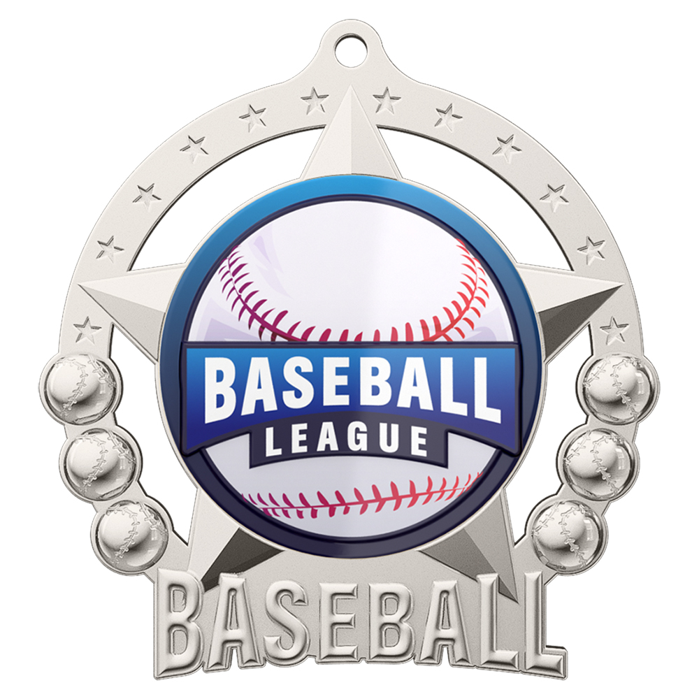 Baseball League Classic Bronze Medal front