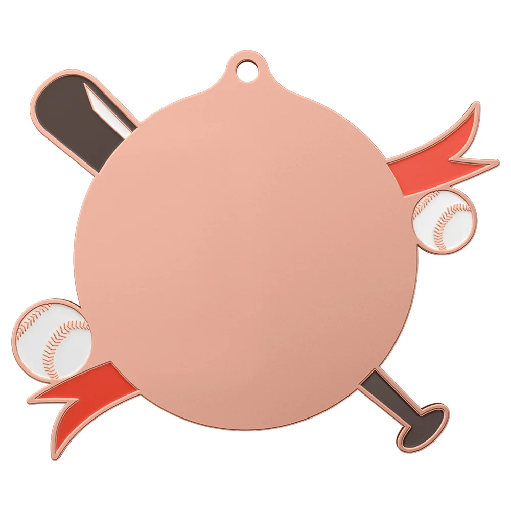 Champions League Baseball Medals shiny copper