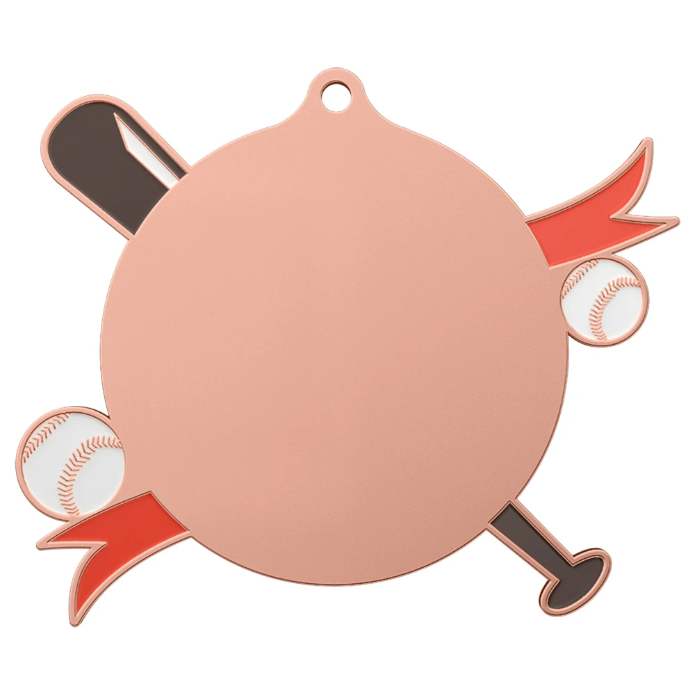 Champions League Baseball Medals shiny copper