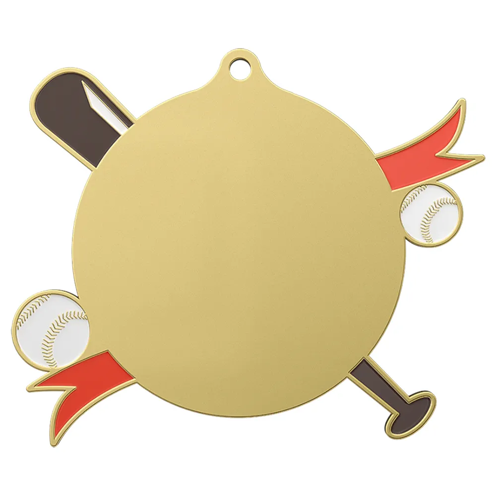 Champions League Baseball Medals shiny gold Champions League Baseball Medals shiny gold