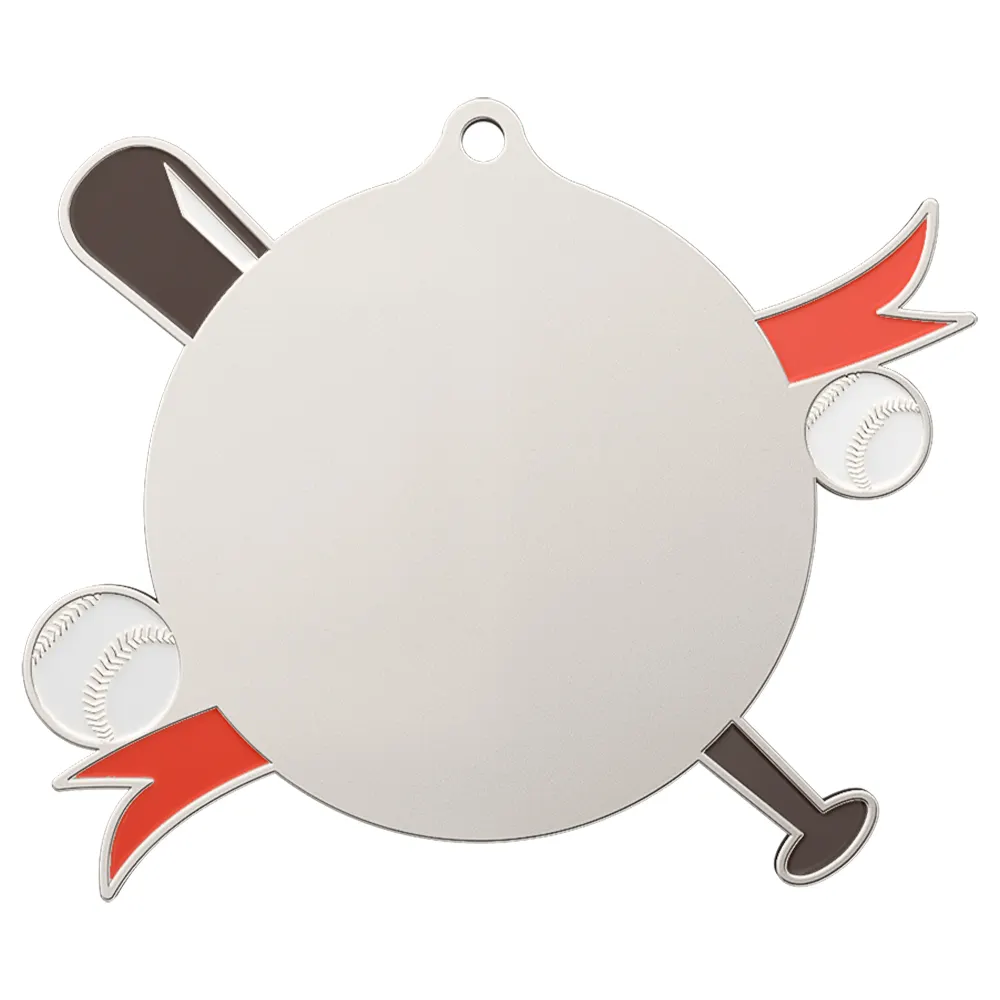 Champions League Baseball Medals shiny silver Champions League Baseball Medals shiny silver