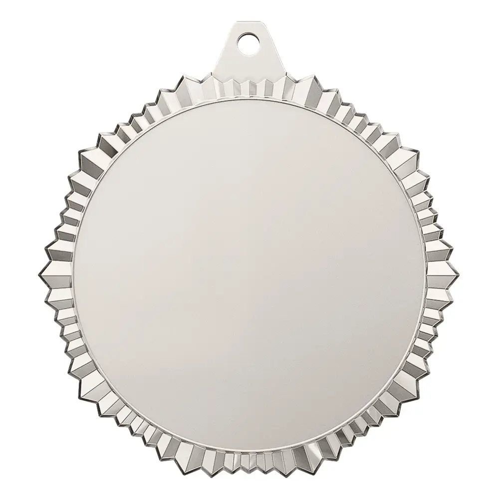 Baseball Champion Beast Theme Medal shiny silver