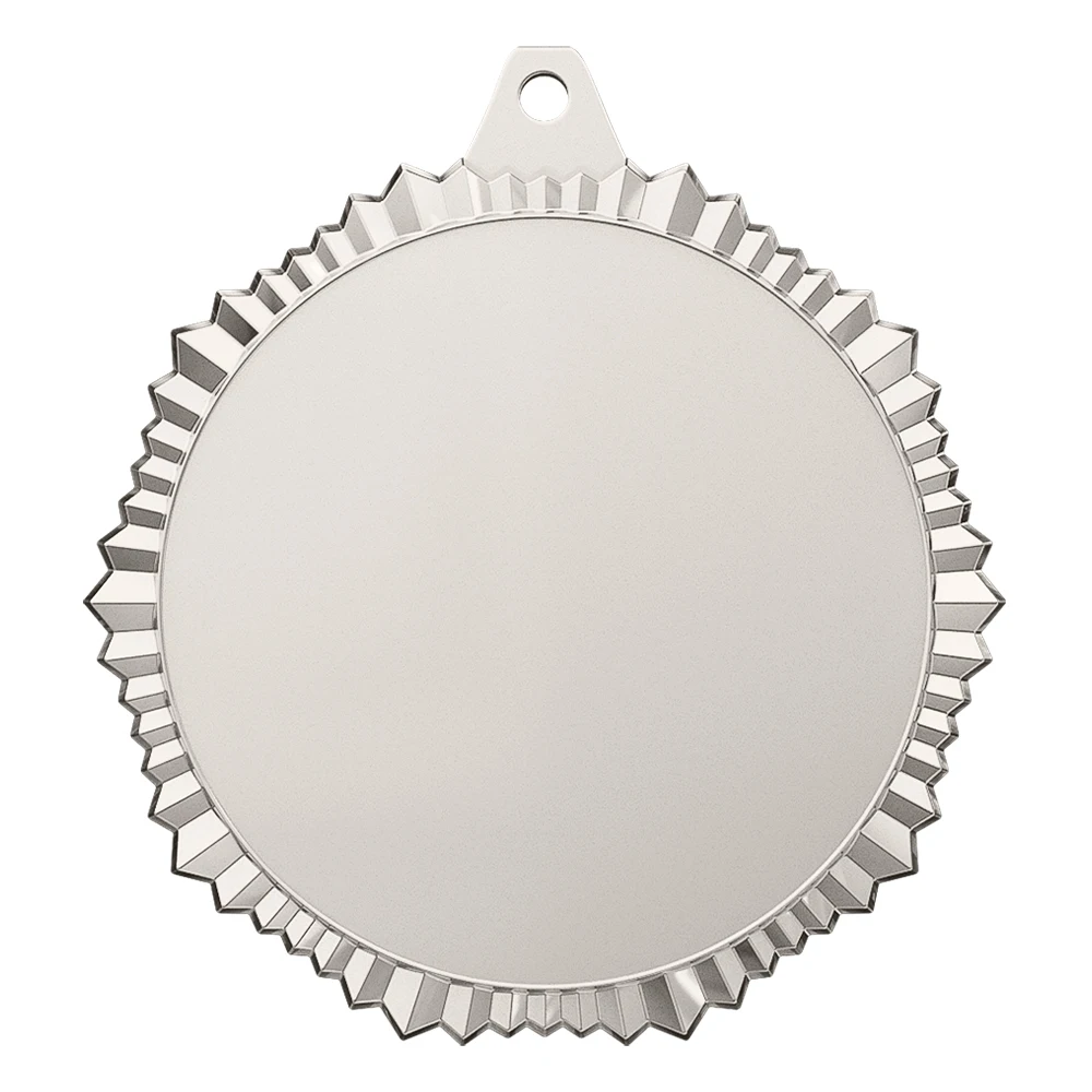 Baseball Champion Beast Theme Medal shiny silver