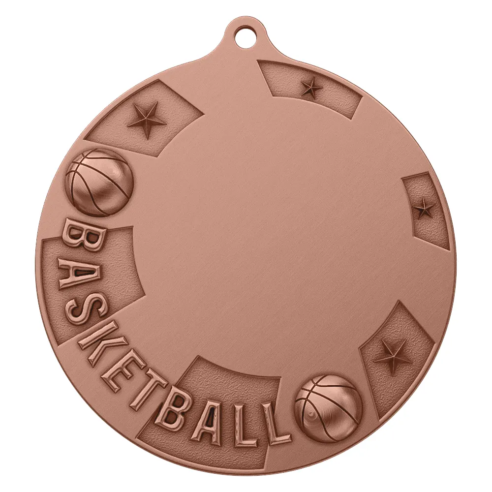 Basketball Championship Medal antique copper Basketball Championship Medal antique copper