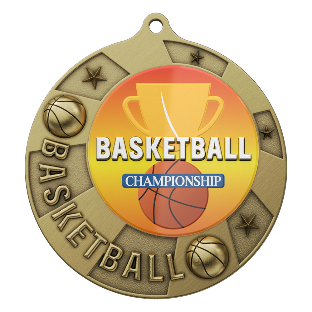 Basketball Championship Medal front