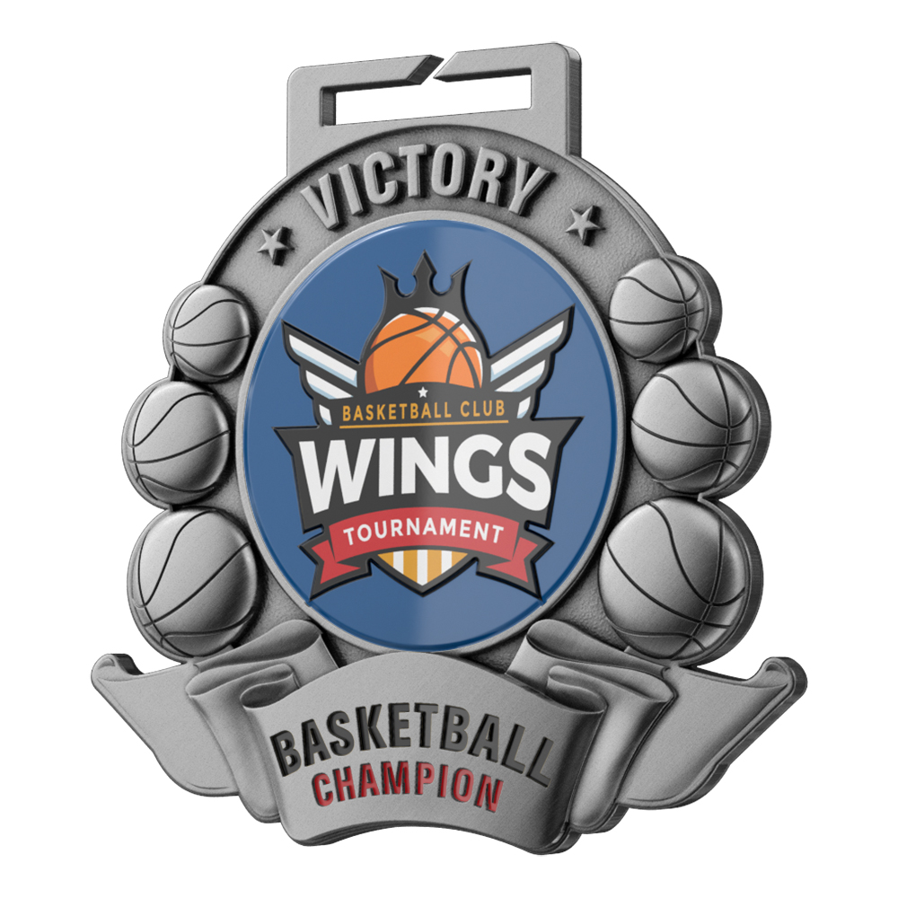 Basketball Club Victory Commemorative Badge detail