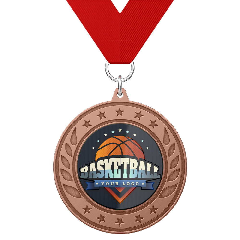 Classic Basketball Game Medal of Honor with ribbon