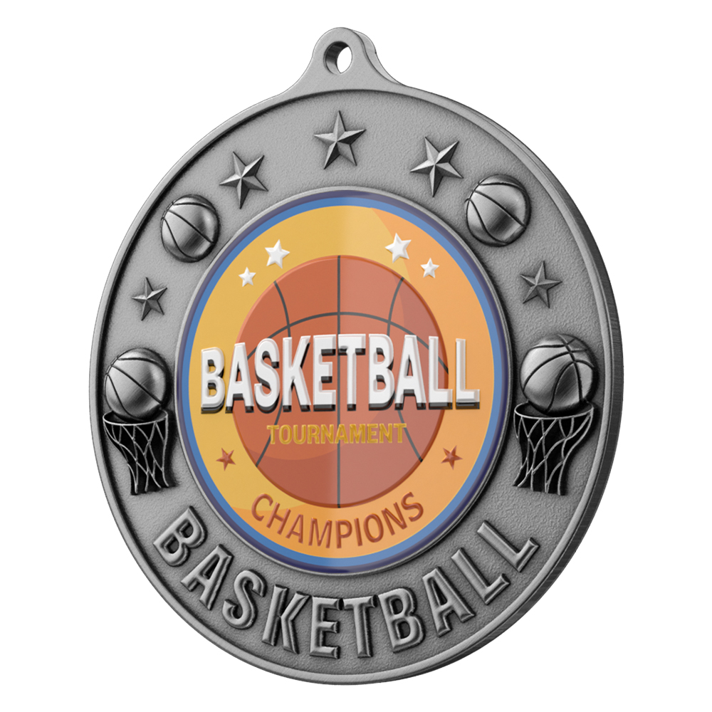 Custom Basketball Championship Medal detail Custom Basketball Championship Medal detail