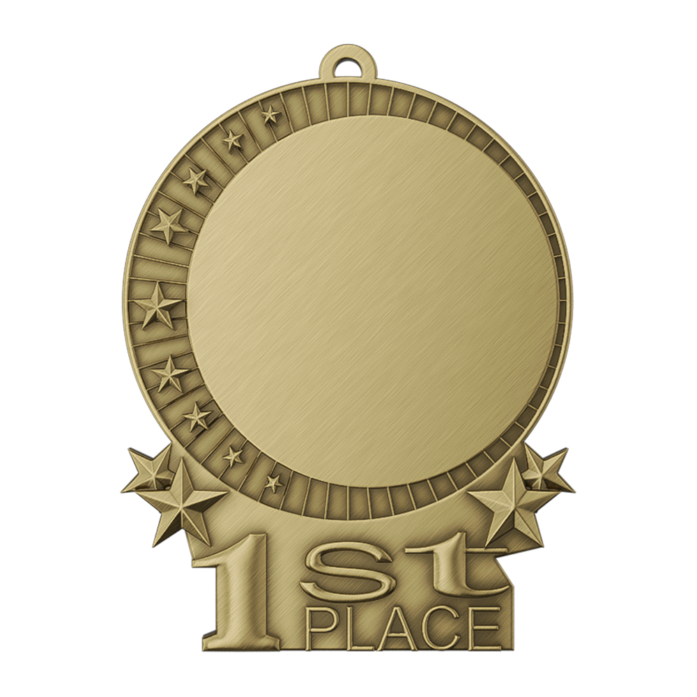 1st Place Super Cup Gold Medal antique gold