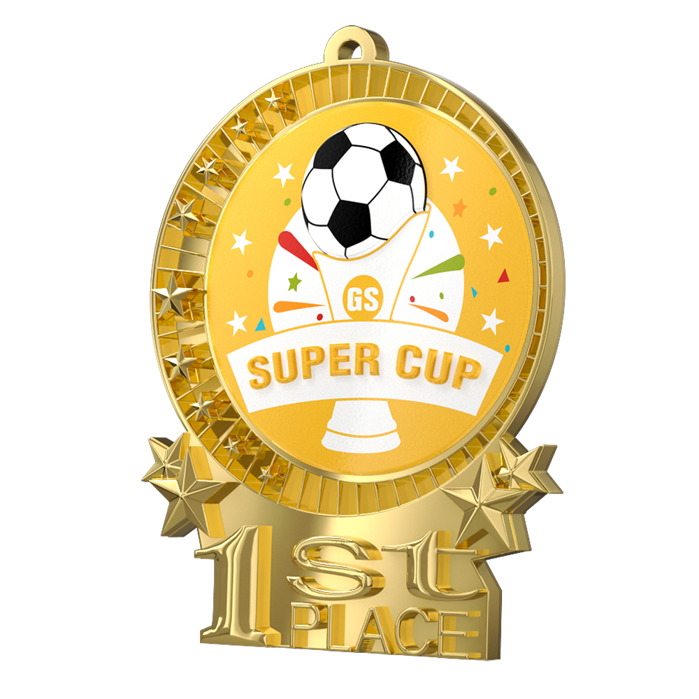 1st Place Super Cup Gold Medal detail