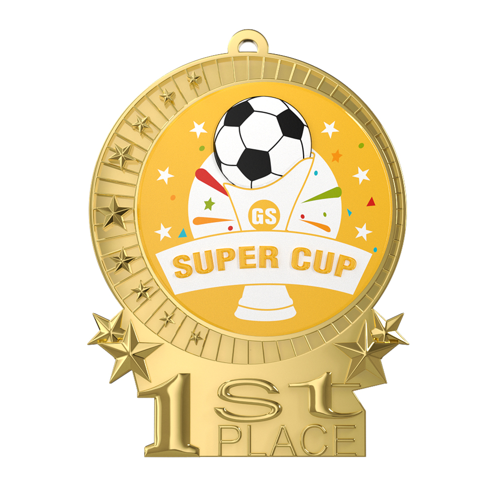 1st Place Super Cup Gold Medal front
