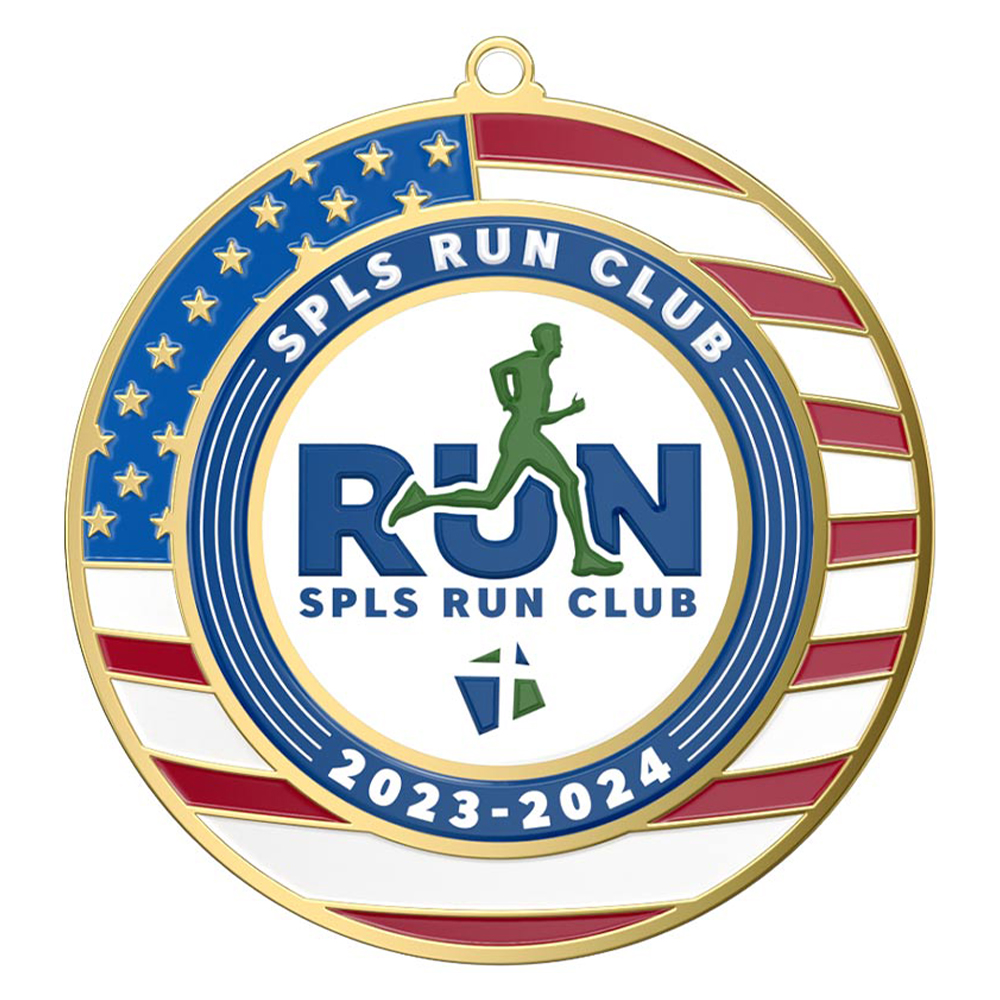 Running Club Medals front