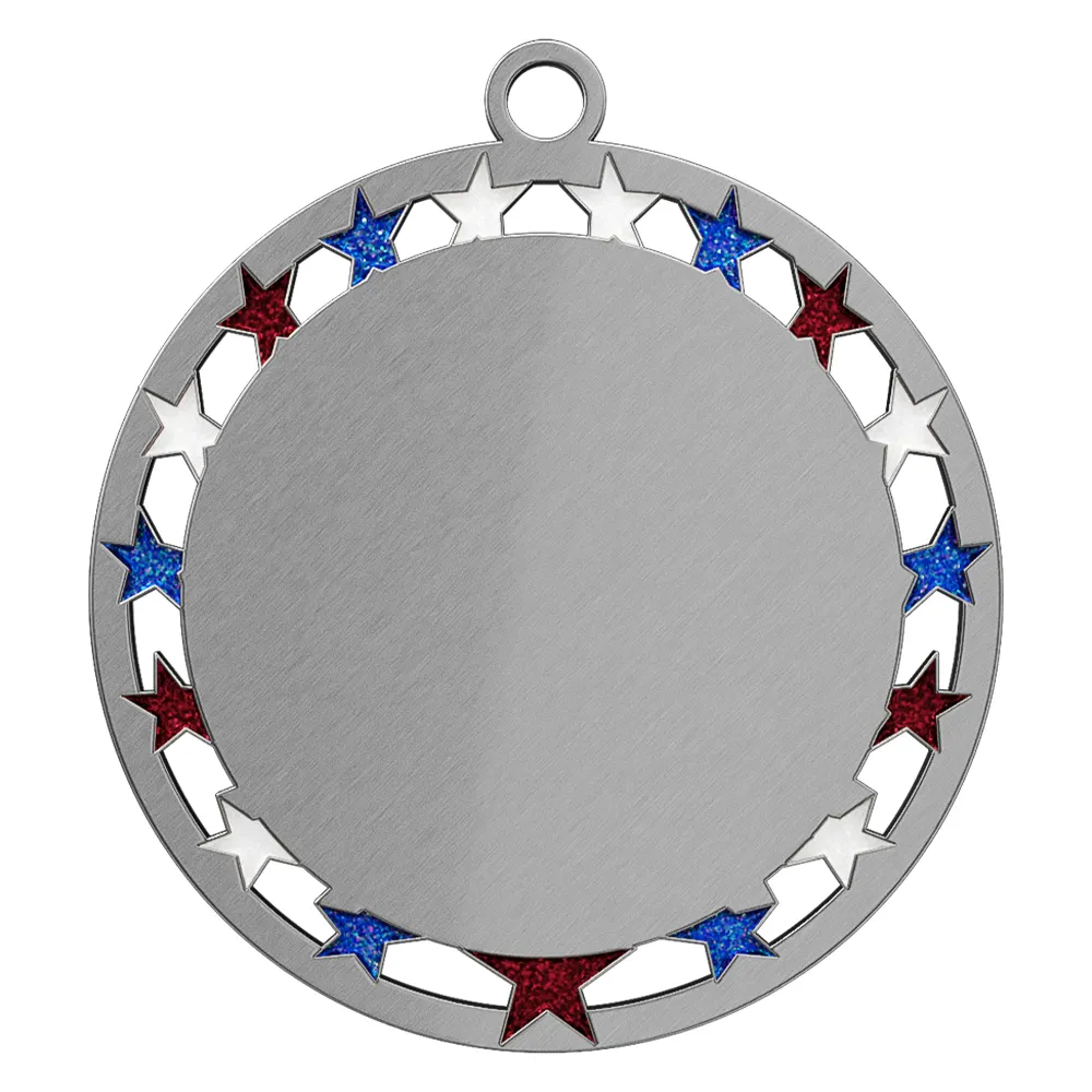 5K Medal Design - Stars and Beach Theme antique silver 5K Medal Design - Stars and Beach Theme antique silver