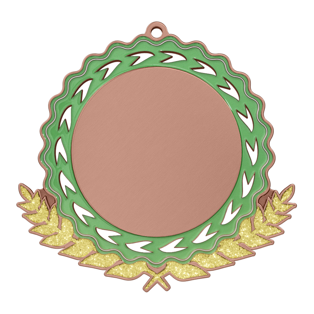 Third Place Award Medals antique copper