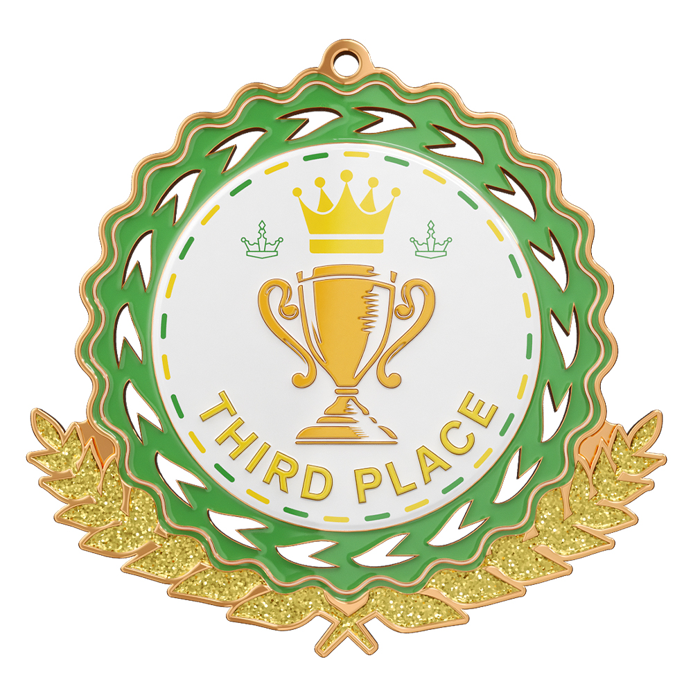 Third Place Award Medals front