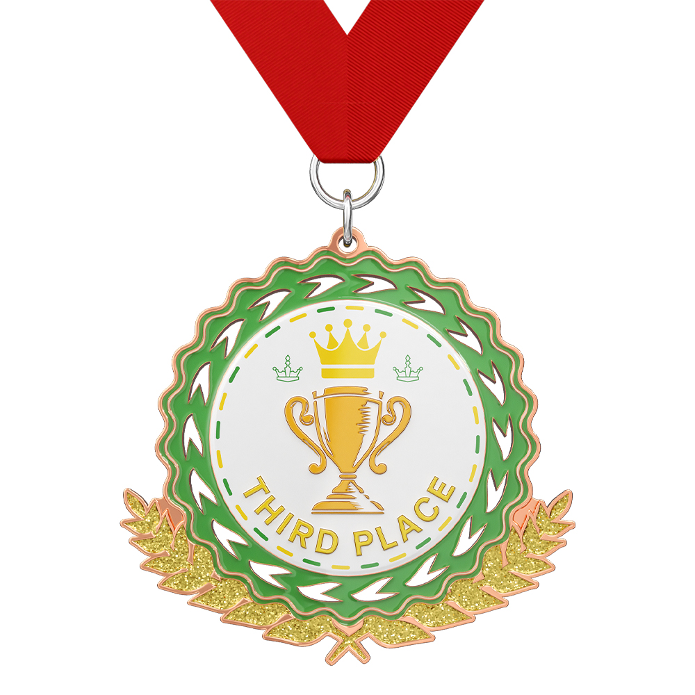 Third Place Award Medals with ribbon