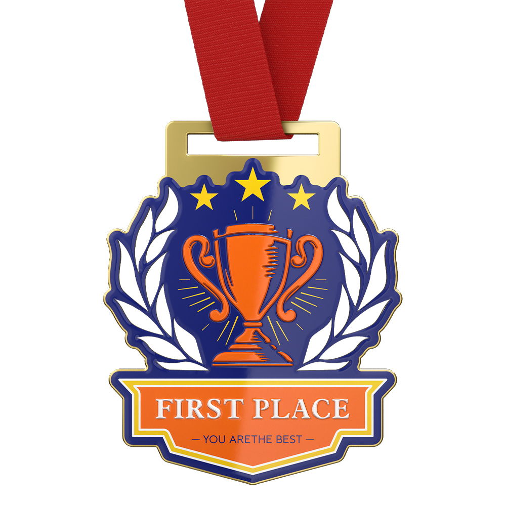 First Place Honor Medal  with ribbon