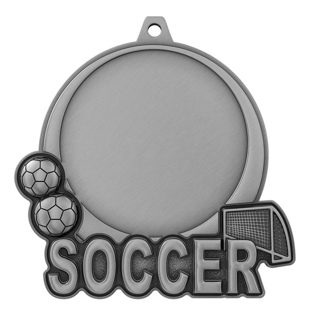 Football Club Medal antique silver