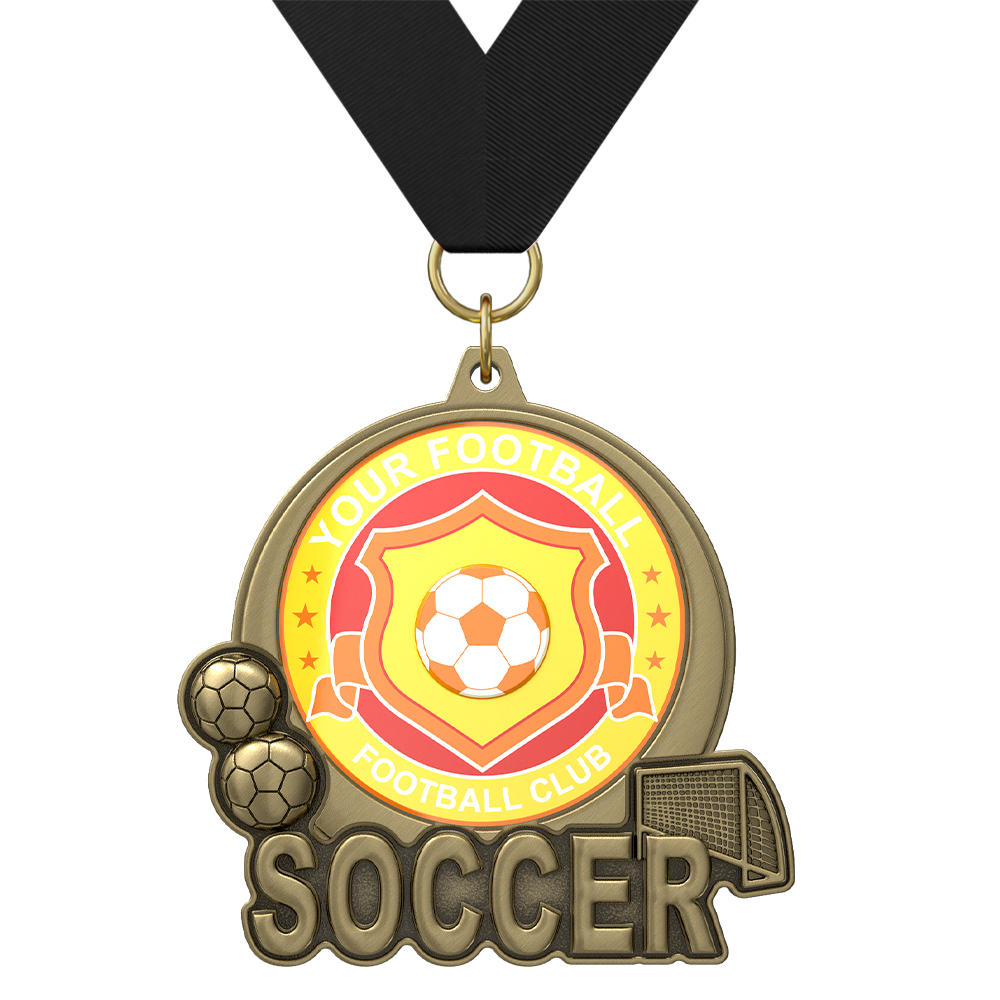 Football Club Medal with ribbon
