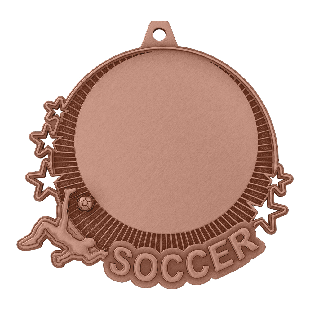 Football Club Team Medal antique copper