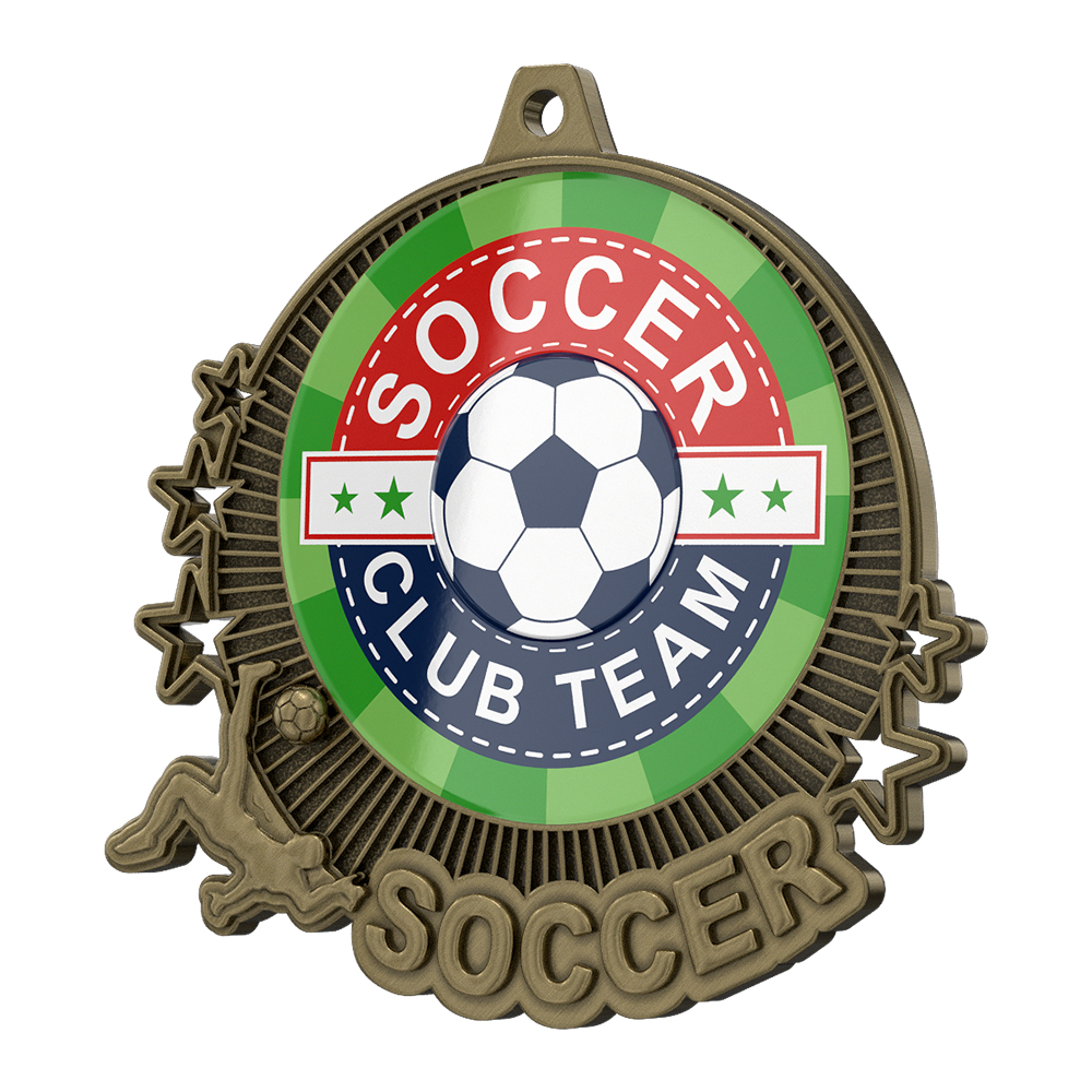 Football Club Team Medal detail