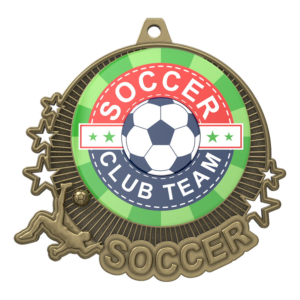 Football Club Team Medal front