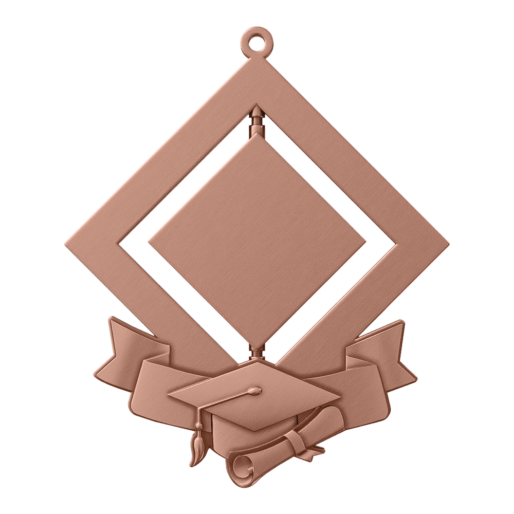 Rotating Honours Graduation Medal antique copper Rotating Honours Graduation Medal antique copper