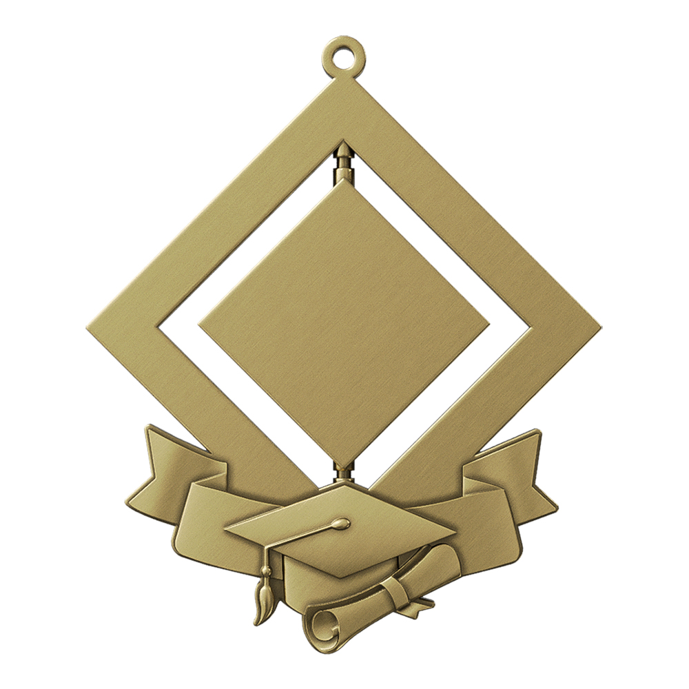 Rotating Honours Graduation Medal antique gold Rotating Honours Graduation Medal antique gold