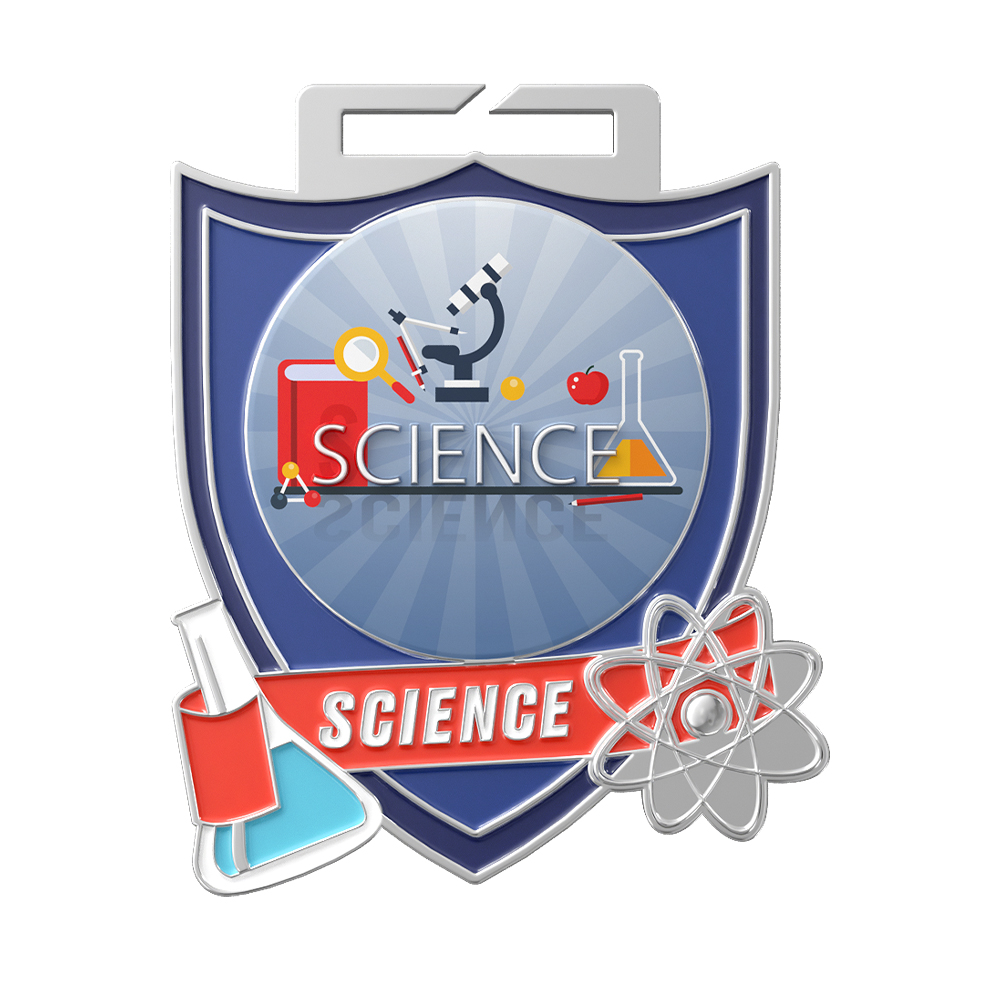 Science Shield Honour Medal front Science Shield Honour Medal front