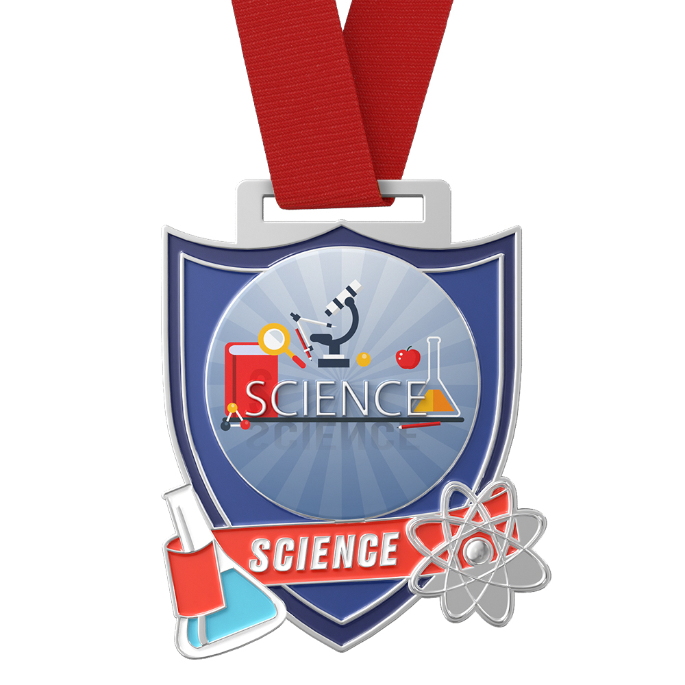 Science Shield Honour Medal with ribbon Science Shield Honour Medal with ribbon
