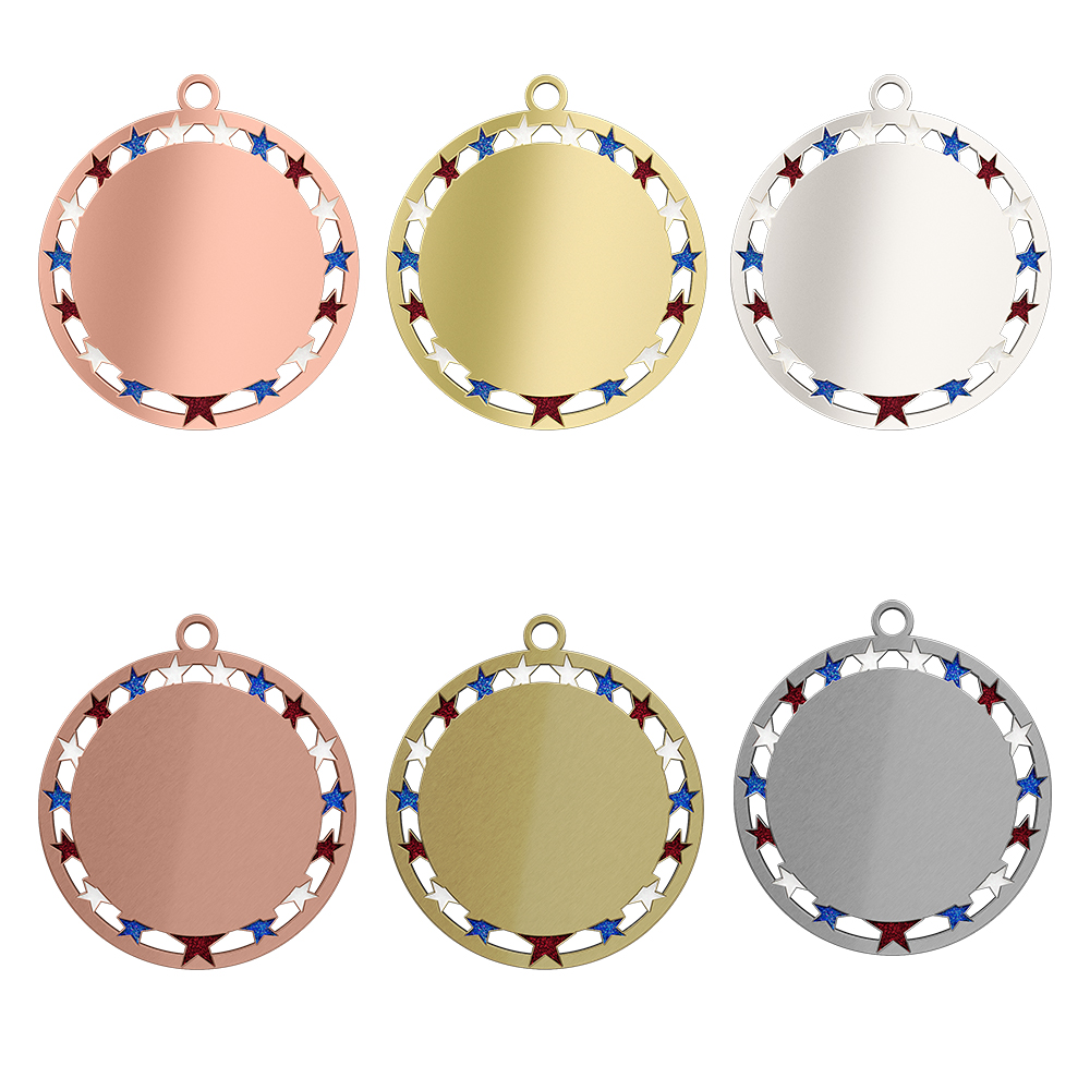 5K Medal Design - Stars and Beach Theme All