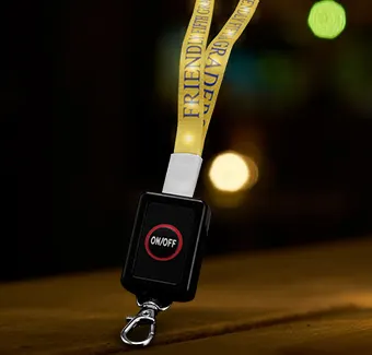 Light Up Nylon Lanyards Light Up Nylon Lanyards