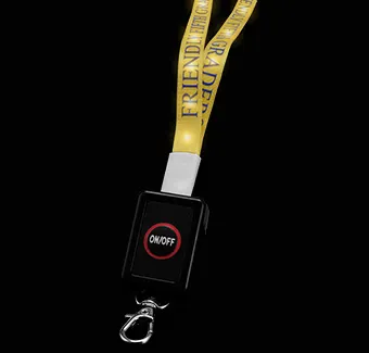Light Up Nylon Lanyards Light Up Nylon Lanyards