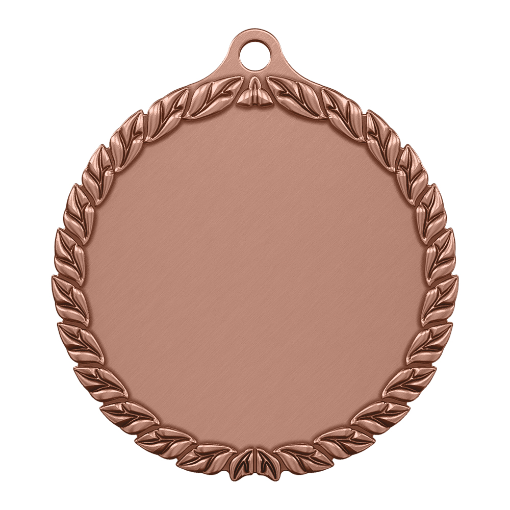 Award 3D Leaf Edge Custom Medals antique copper