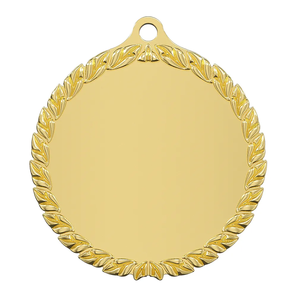 Award 3D Leaf Edge Custom Medals shiny gold Award 3D Leaf Edge Custom Medals shiny gold