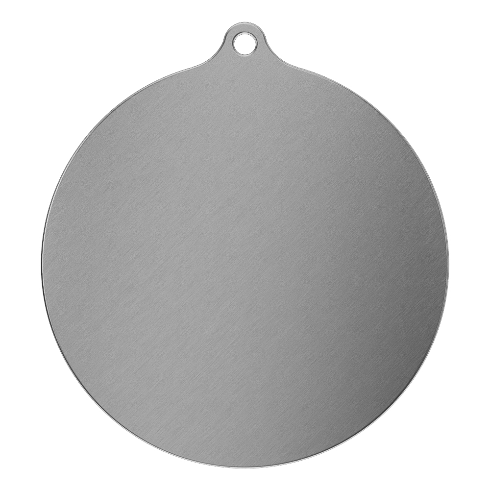 Custom UV-Printed Round Medals antique silver