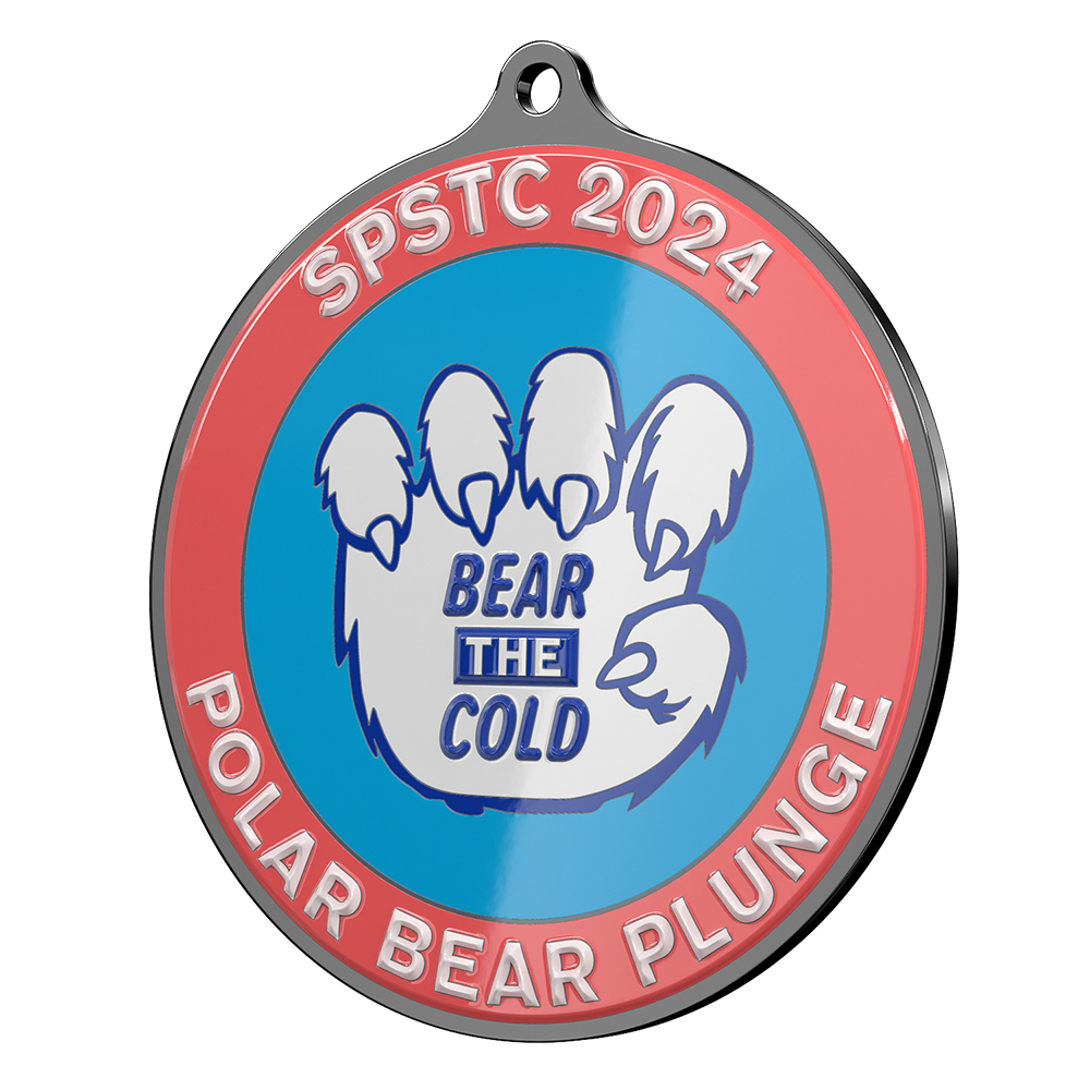 Custom UV-Printed Round Medals detail