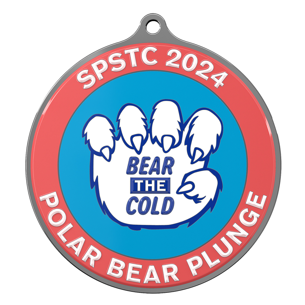 Custom UV-Printed Round Medals front