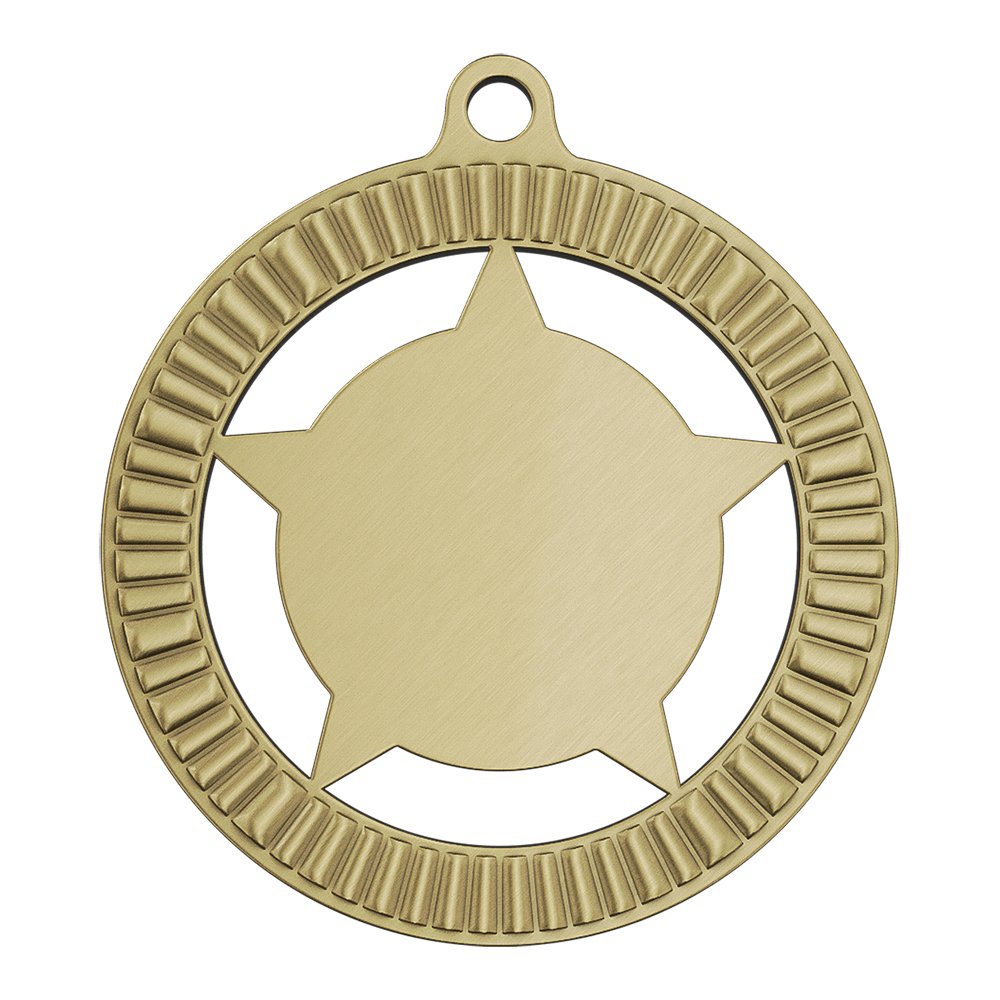 Star Cluster After School Soccer Medals Antique gold