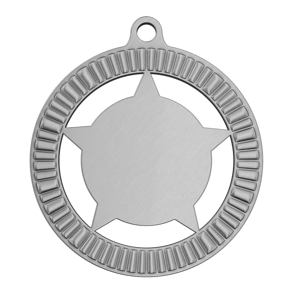 Star Cluster After School Soccer Medals antique silver