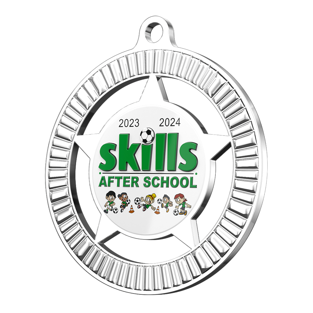 Star Cluster After School Soccer Medals detail