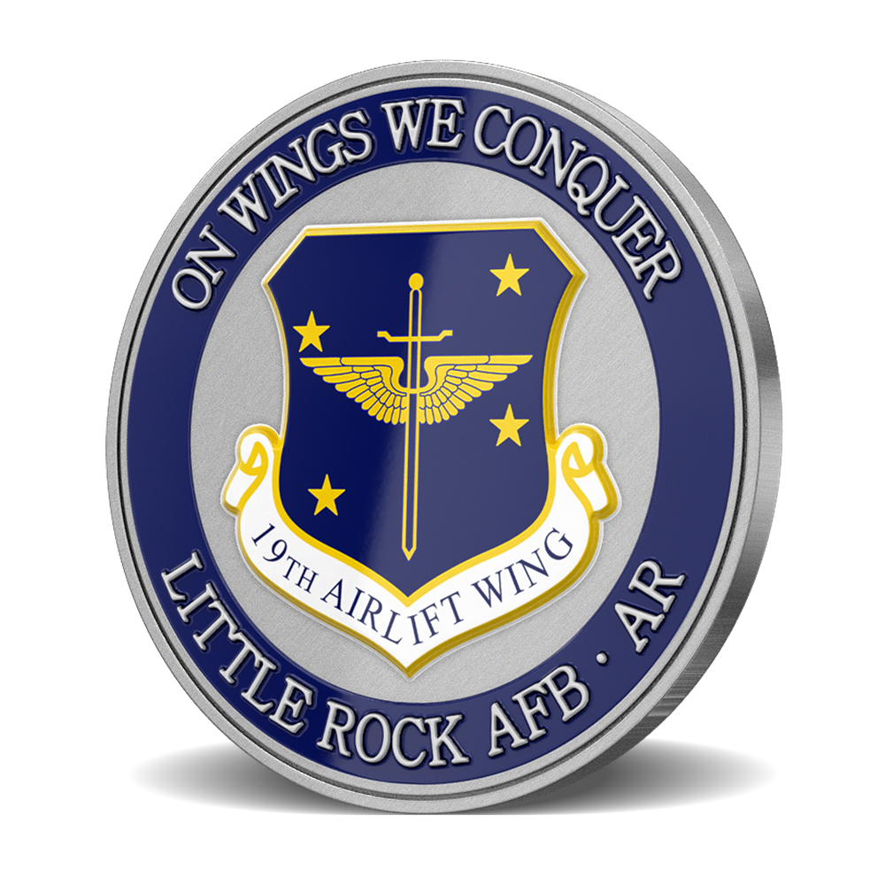 19th Airlift Wing Little Rock AFB Challenge Coin