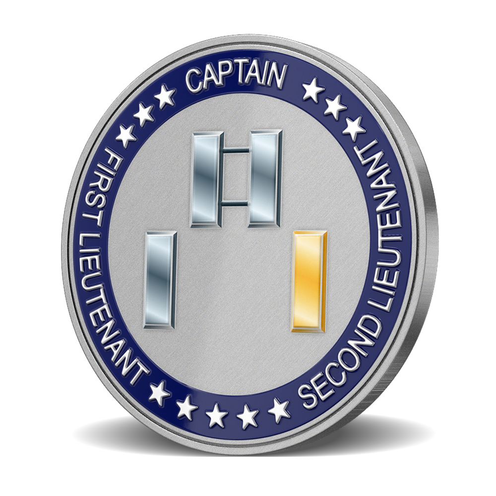 Captain – First Lieutenant- Second Lieutenant Coin