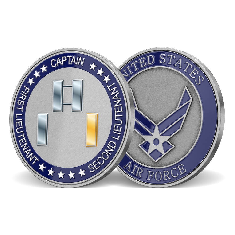 Captain – First Lieutenant- Second Lieutenant Coins